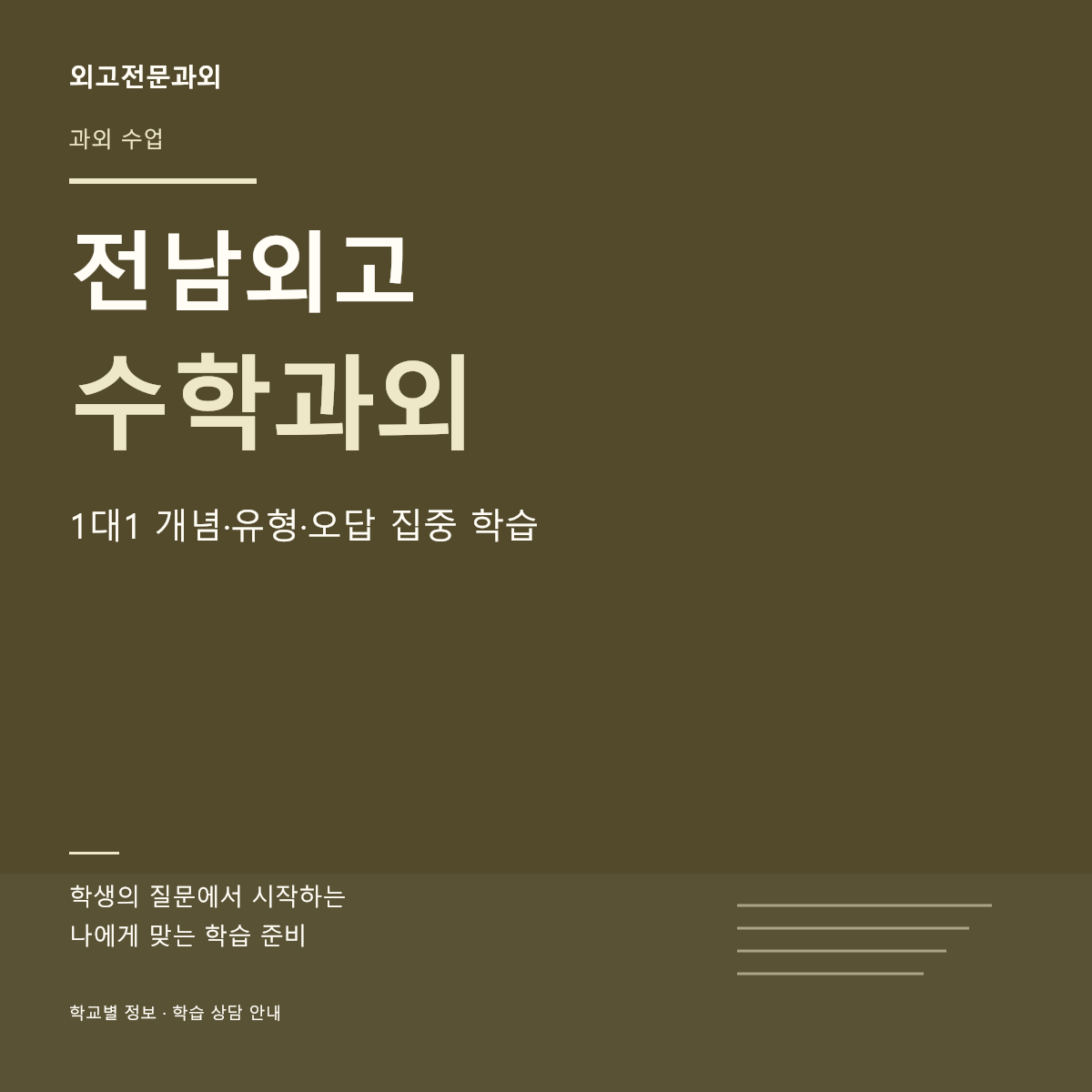 전남외고 수학과외 1대1 개념·유형·오답 집중 학습 — 페이지 썸네일